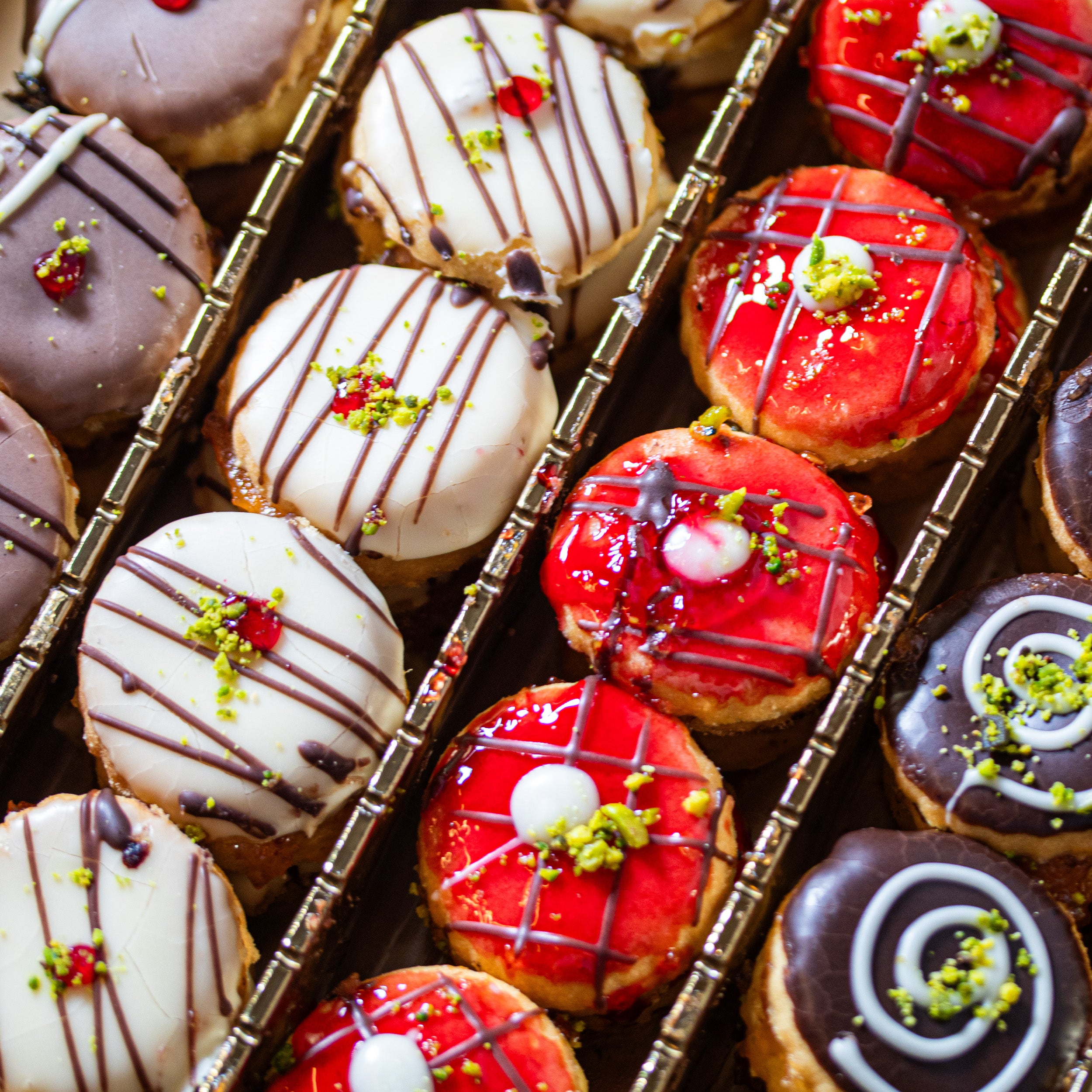 Round Swiss cookies